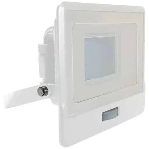 "VT-138S LED Floodlight with Sensor - 30 W - 2340 Lm - 4000K - White image"