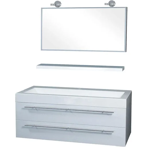 "Bathroom furniture Force 125 cm - White image"