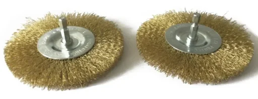 "Replacement brushes set of 2, metal image"