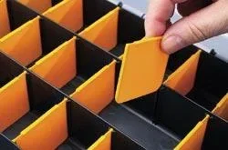 "Small parts magazine, storage in 21 adjustable compartments image"