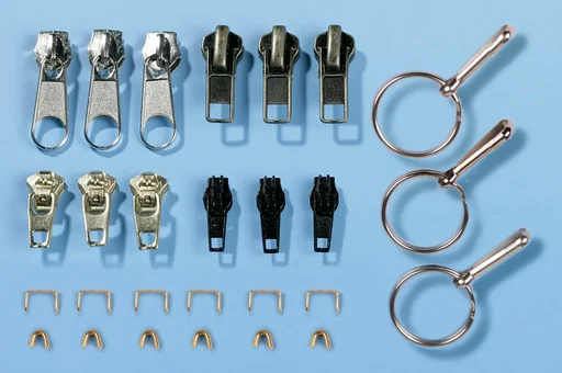 "Zipper Repair Kit & Help Grip Rings, 27-piece image"