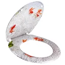 Duroplast toilet seat fishes