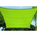 Sun sail - rectangular - 2 x 3 m - lime green