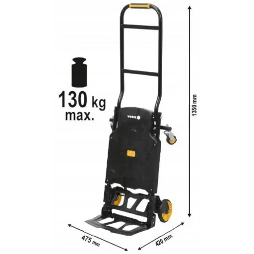 "NL Folding trolley - Platform trolley 2 in 1 - 130 kg image"
