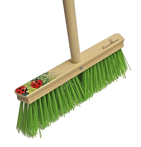 "Leaf rake with 2-part handle, 35 cm, extra long elastone bristles image"