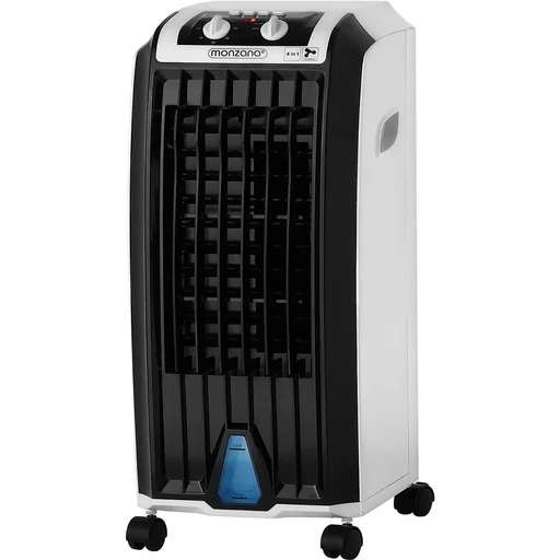 "Mobile air conditioner white/black 5L including timer 2 cooling elements image"