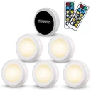 LED-Lamp 6er-Set Skab White mit Fernbedienung