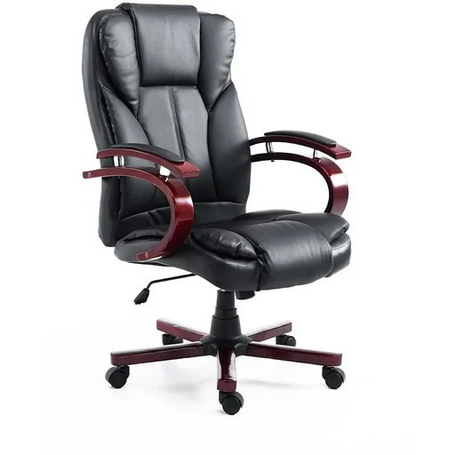 "Office chair, executive chair, gaming chair, black image"