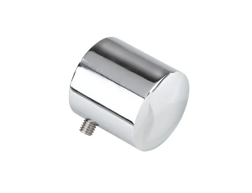 "End cap, chrome-plated, without ring image"