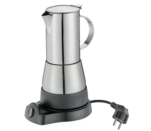 "Electric espresso maker AIDA 6 cups, stainless steel, Cilio 273694 image"