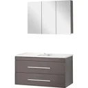 Bathroom furniture Style 100cm left - black oak