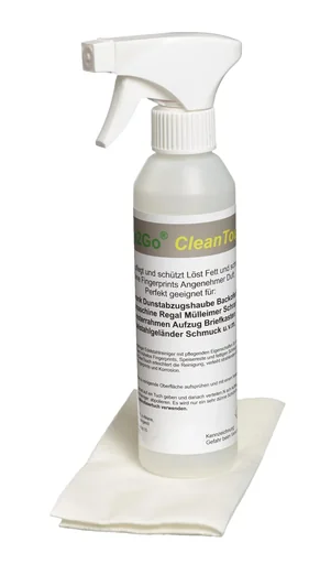 "Stainless steel cleaner "Stainless Steel Shine", 250 ml + cleaning cloth image"