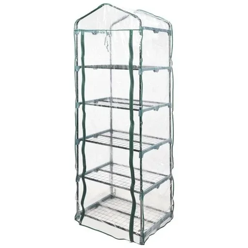 "FLO Rectangular Greenhouse with 5 Layers - Greenhouse - PVC - 69x49x200 cm image"