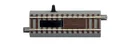 Uncoupling track for manual operation, length 100 mm