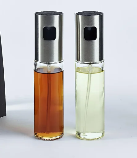 "Vinegar and oil dispenser, spray bottle "Vinegar-Oil Clou", steel/glass 1 piece image"