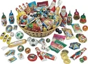 Christmas basket with 40 Christmas sweets,