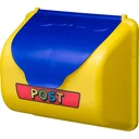 Mailbox Yellow/Blue 250x220x135m