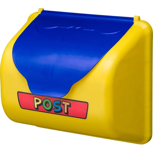 "Mailbox Yellow/Blue 250x220x135m image"
