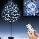 Cherry blossom tree with 200 LEDs, 180 cm for indoor/outdoor use