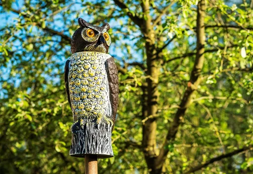 "Garden Owl Bird Scarer image"