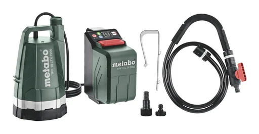 "Battery-powered submersible and rain barrel pump TPF 18 LTX 2200 without battery pack, without charger image"