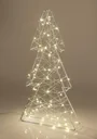 LED Silberdraht Tannenbaum 40 cm
