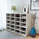 Shoe rack 92x30x67.5 cm chipboard white