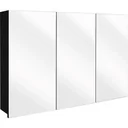 Concept mirror cabinet 100cm black fsc