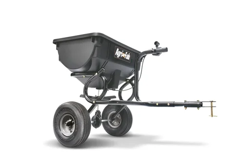 "Lawn tractor - small trailer spreader 8 kg image"