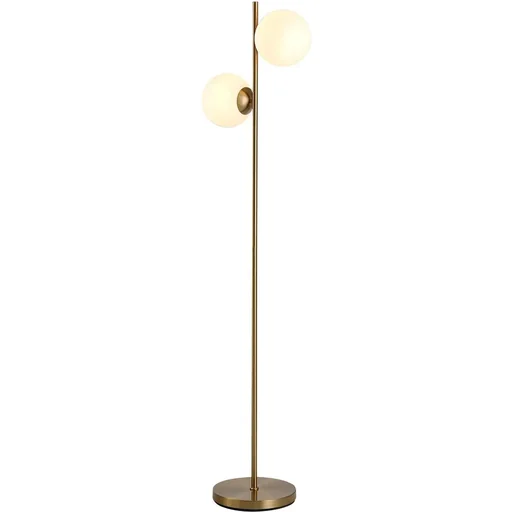 "Floor lamp with 2 lampshades image"