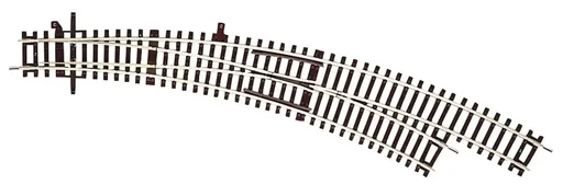 "Curved switch right BWr5/6 without drive, radius of the main track and the branch track 542.8 mm (R5), curve angle 30° image"