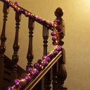 Christmas lights 40-LED - purple - 2m