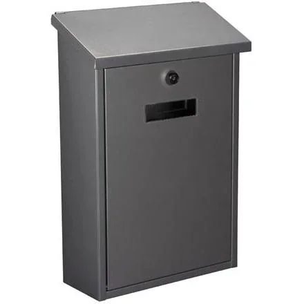 "Rio Silver mailbox - 270x100-395 mm image"