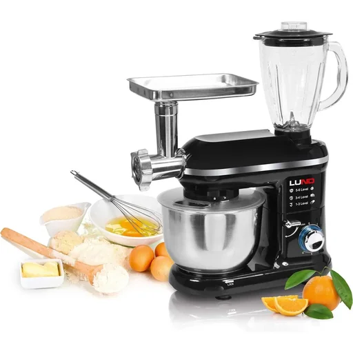 "Food processor mixer 3-in-1 - 1000W - 240V - 6 speeds and turbo function image"