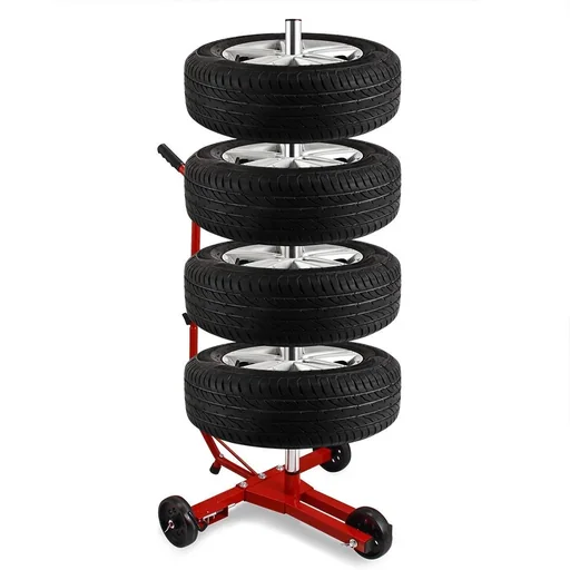 "Mobile aluminum rim tree for tires up to 225 mm image"