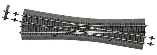 "Double-crossing switch DKW10 for manual operation, with bedding. English design with internal switches image"