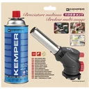 Multifunctional crème brulee burner - adjustable flame - with flame arrester