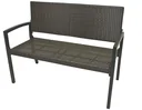 Garden bench "Sanremo" coffee