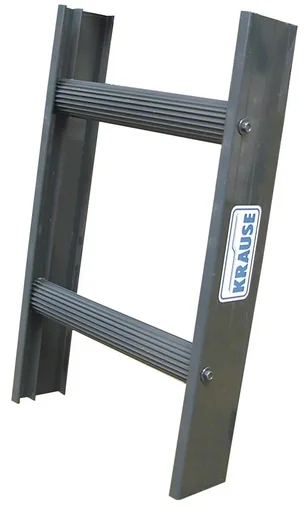 "Chimney sweep ladder, aluminum, anthracite, 10 rungs, W 33/ L 285 cm image"