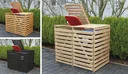 Garbage can box "Vario V" for 2 tons, anthracite