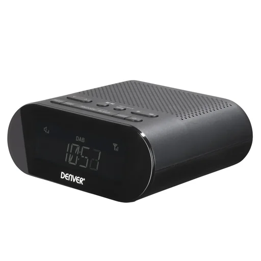 "DAB+ radio alarm clock with USB port image"