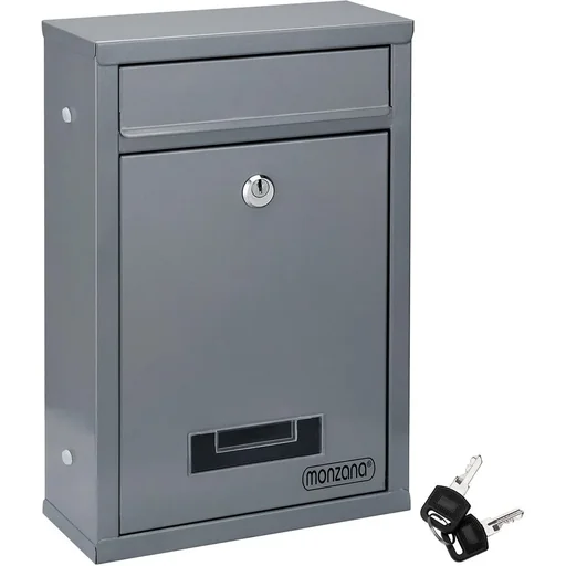 "Silver mailbox 32x22x9cm image"