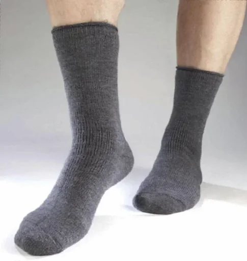 "Thermal socks with heating effect, color gray/light gray, size 40 - 45 image"