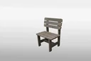 Wooden armchair Summer grey
