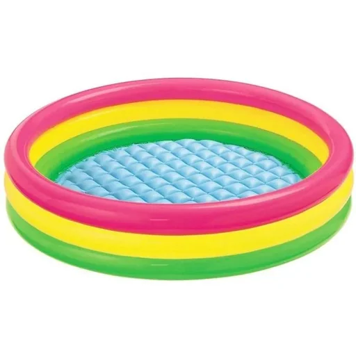 "Colorful inflatable pool image"