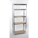 Storage rack with 5 shelves, 172 x 75 x 30 cm