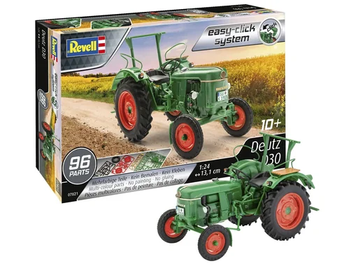 "Simple model kit Deutz D30 (easy-click) in 1/24 scale - 96 parts image"