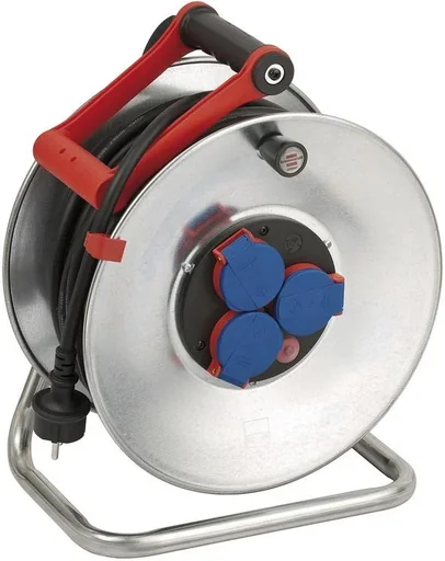 "Cable reel Garant S IP44, diameter 290mm, sheet steel, oil-resistant cable, 40m image"