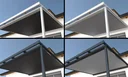 St. Tropez under-roof awning, 3 x 3 m, anthracite, fabric 314638