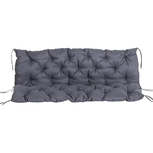 "Bench cushion seat cushion back cushion upholstery cushion for bench garden bench garden furniture porch swing 150 x 98 x 8 image"